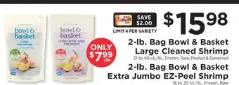 ShopRite Bowl & Basket Large Cleaned Shrimp offer