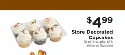ShopRite Store Decorated Cupcakes offer