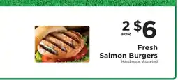 ShopRite Fresh Salmon Burgers offer
