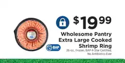 ShopRite Wholesome Pantry Extra Large Cooked Shrimp Ring offer