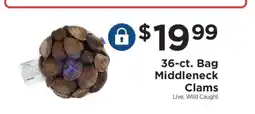ShopRite 36-ct. Bag Middleneck Clams offer