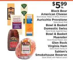 ShopRite Various Cheeses and Hams offer