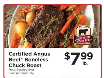ShopRite Certified Angus Beef Boneless Chuck Roast offer