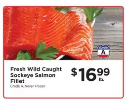 ShopRite Fresh Wild Caught Sockeye Salmon Fillet offer