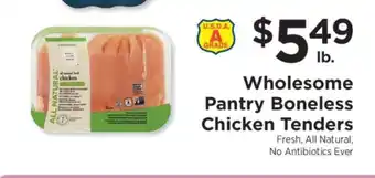 ShopRite Wholesome Pantry Boneless Chicken Tenders offer