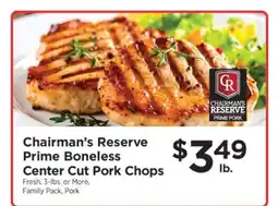 ShopRite Chairman's Reserve Prime Boneless Center Cut Pork Chops offer