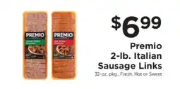 ShopRite Premio 2-lb. Italian Sausage Links offer