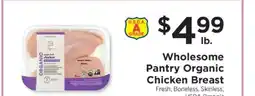 ShopRite Wholesome Pantry Organic Chicken Breast offer