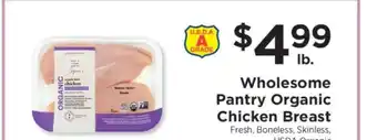 ShopRite Wholesome Pantry Organic Chicken Breast offer