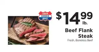 ShopRite Beef Flank Steak offer