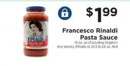 ShopRite Francesco Rinaldi Pasta Sauce offer