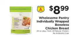 ShopRite Wholesome Pantry Individually Wrapped Boneless Chicken Breast offer