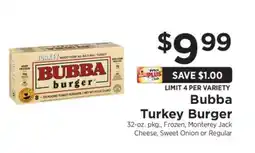 ShopRite Bubba Turkey Burger offer