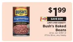 ShopRite Bush's Baked Beans offer