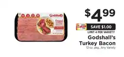 ShopRite Godshall's Turkey Bacon offer