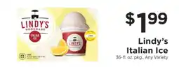 ShopRite Lindy's Italian Ice offer