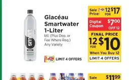 ShopRite Glacéau Smartwater 1-Liter offer