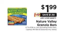ShopRite Nature Valley Granola Bars offer