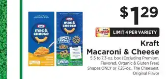 ShopRite Kraft Macaroni & Cheese offer