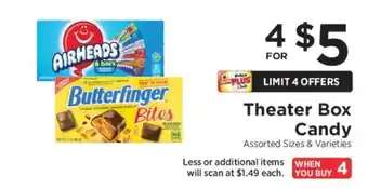 ShopRite Theater Box Candy offer