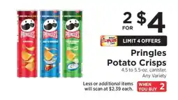 ShopRite Pringles Potato Crisps offer