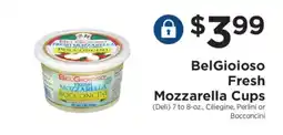 ShopRite BelGioioso Fresh Mozzarella Cups offer