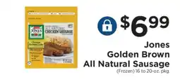 ShopRite Jones Golden Brown All Natural Sausage offer