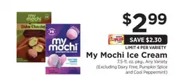 ShopRite My Mochi Ice Cream offer