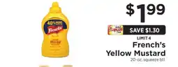 ShopRite French's Yellow Mustard offer