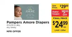 ShopRite Pampers Amore Diapers offer