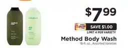 ShopRite Method Body Wash offer