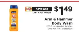 ShopRite Arm & Hammer Body Wash offer
