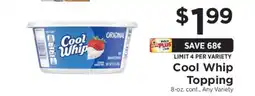 ShopRite Cool Whip topping offer