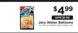 ShopRite Jaru Water Balloons offer