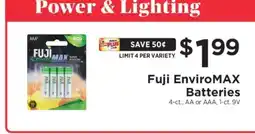 ShopRite Fuji EnviroMAX Batteries offer