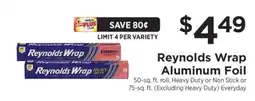 ShopRite Reynolds Wrap Aluminum Foil offer