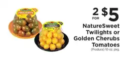 ShopRite NatureSweet Twilights or Golden Cherubs Tomatoes offer