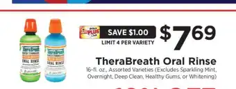 ShopRite Therabreath Oral Rinse offer
