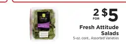 ShopRite Fresh Attitude Salads offer
