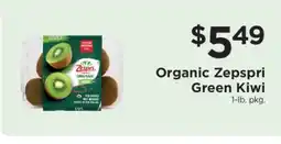 ShopRite Organic Zespri Green Kiwi offer