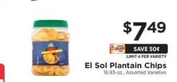 ShopRite El Sol Plantain Chips offer