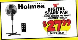 Ollie's HOLMES 16 DIGITAL STAND FAN offer