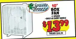 Ollie's Sarasota Breeze 10 BOX FAN offer