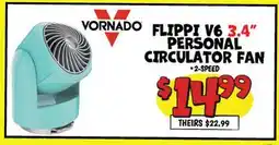 Ollie's VORNADO FLIPPI V6 3.4 PERSONAL CIRCULATOR FAN offer