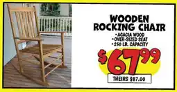 Ollie's WOODEN ROCKING CHAIR offer