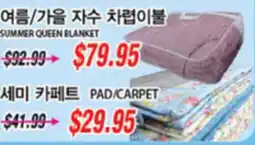 Joong Boo Market SUMMER QUEEN BLANKET offer