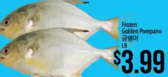 Hmart Frozen Golden Pompano offer