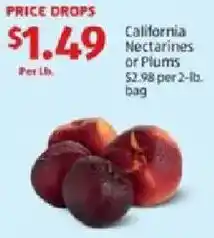 Aldi California Nectarines or Plums offer