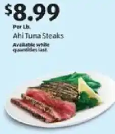 Aldi Ahi Tuna Steaks offer