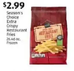 Aldi Season's Choice Extra Crispy Restaurant Fries offer